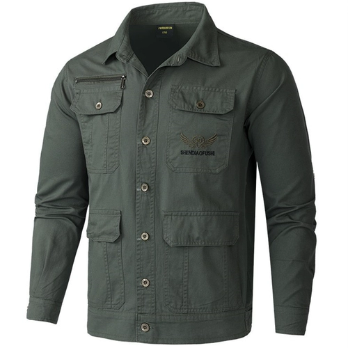 Тонкая хлопковая износостойкая дышащая куртка