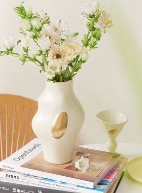 SOREMO EGG诞生日花瓶陶瓷手工花器艺术设计感样板间民宿乔迁礼物