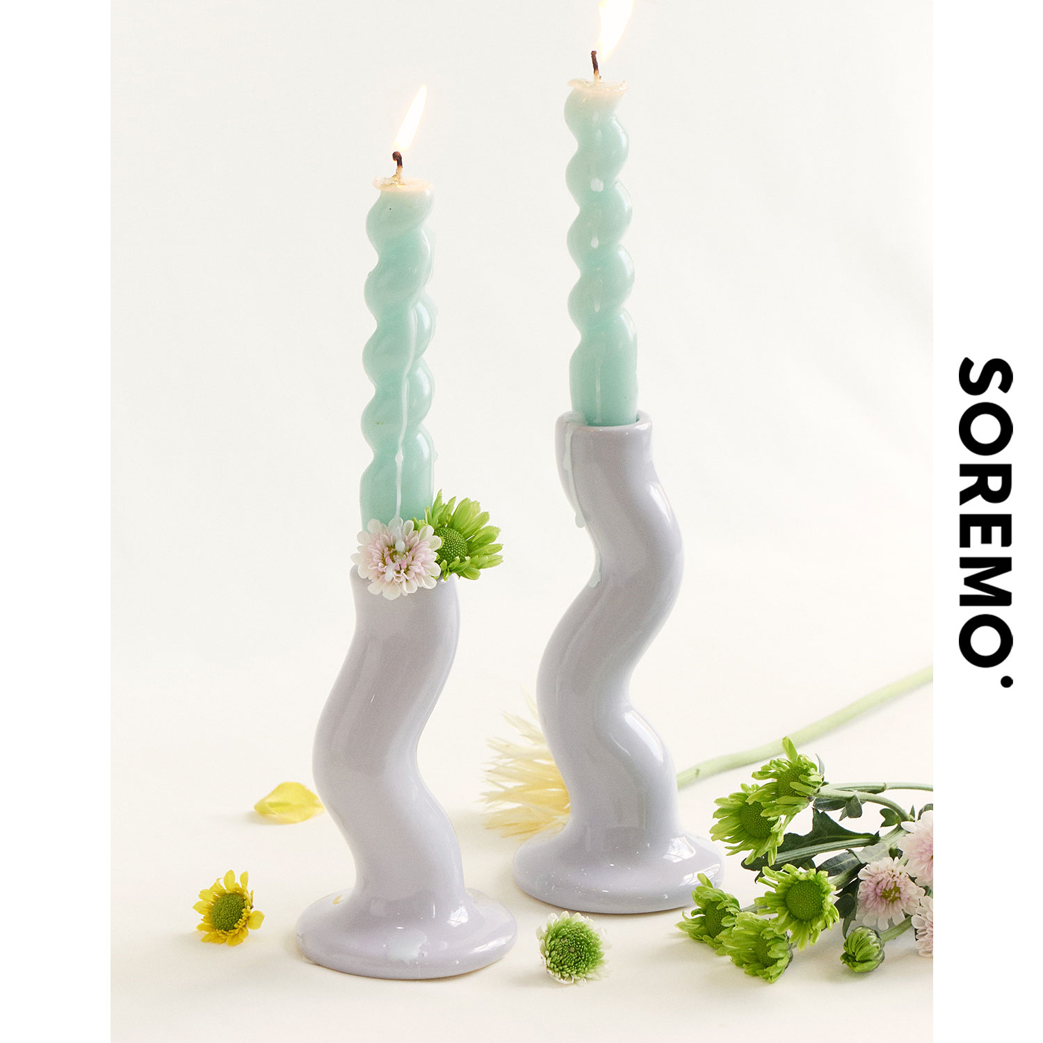 SOREMO原创扭扭烛台ins风可爱