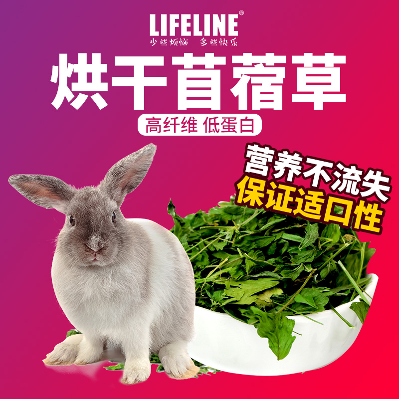 命脉 烘干苜蓿草兔子饲料龙猫豚鼠荷兰猪兔草牧草毛重700g