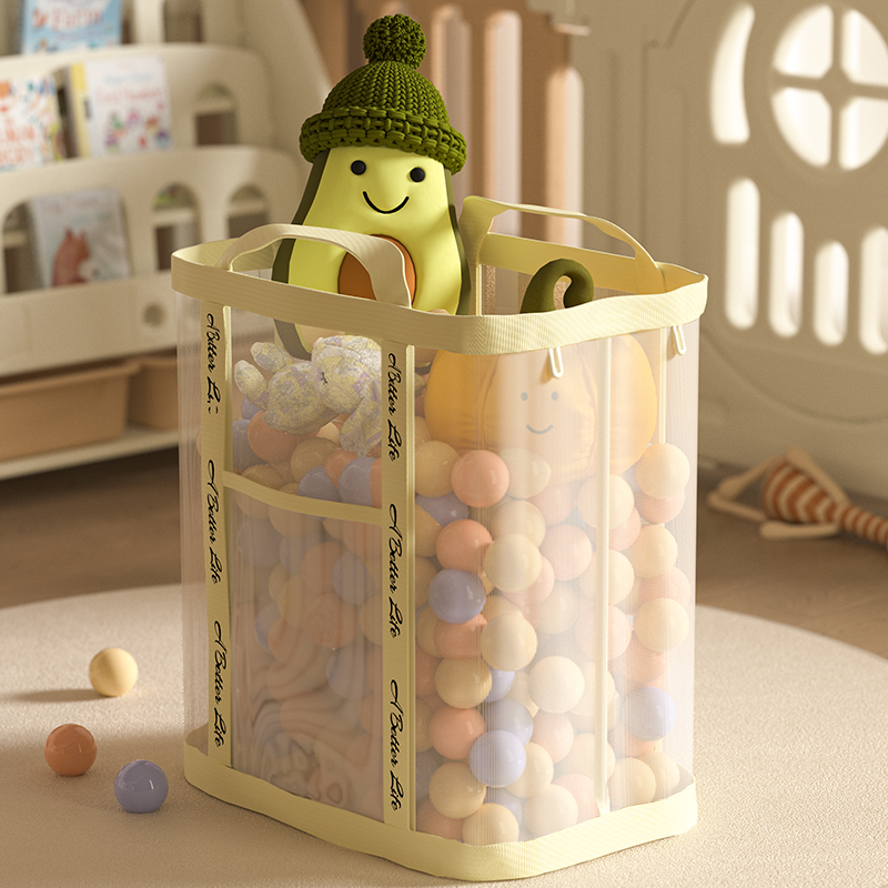 玩具收纳袋+轻软材质不怕磕碰