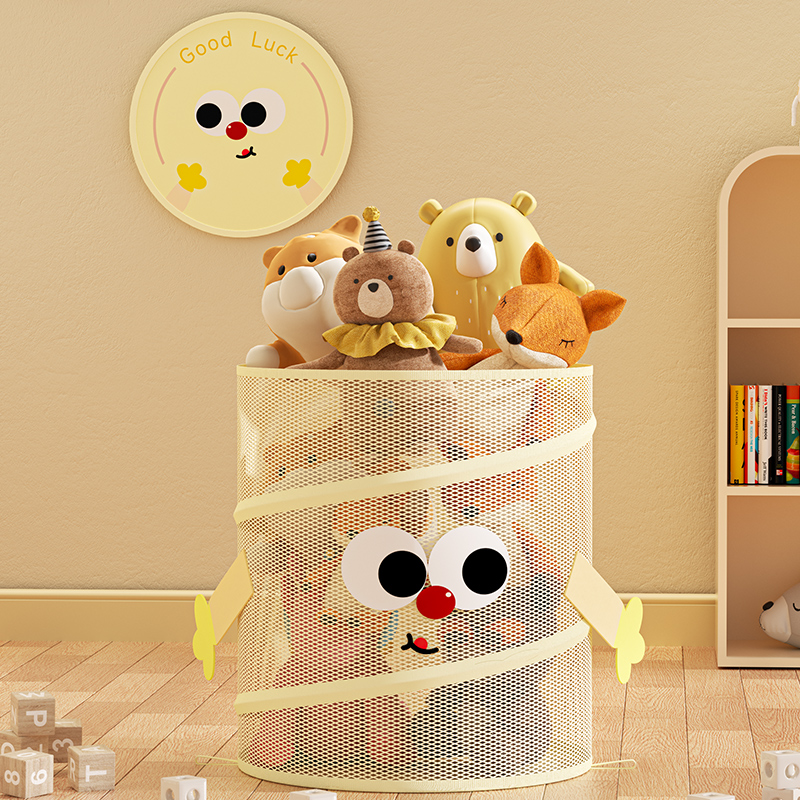 玩具收纳桶萌趣图案加大容量