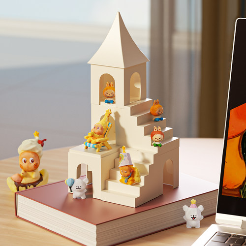 桌面盲盒展示手办萌粒摆件收纳盒