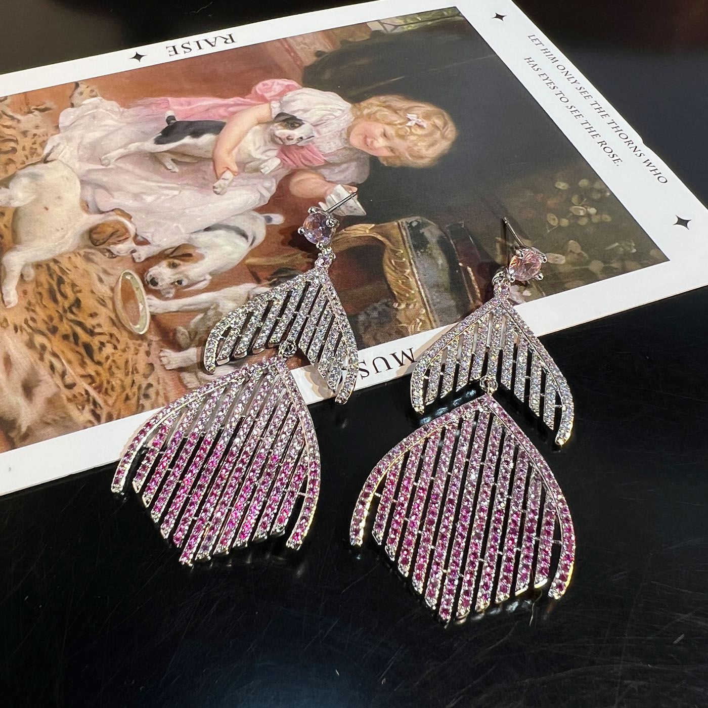 earrings欧美重工厚度真金高保色环保精致跨境热销走秀款高级感