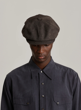 【代购】T.T Taigatakahashi 26ss News boy cap全羊毛复古报童帽