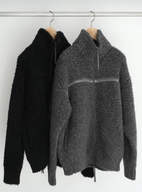 【代购】BATONER 25aw Boa zipup blouson 羊毛摇粒绒拉链夹克