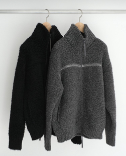 【代购】BATONER 25aw Boa zipup blouson 羊毛摇粒绒拉链夹克