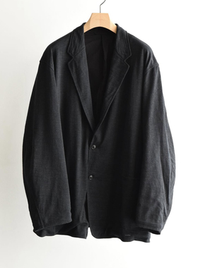 【代购】COMOLI 25aw Wool knit jacket 纯羊毛针织休闲西装夹克