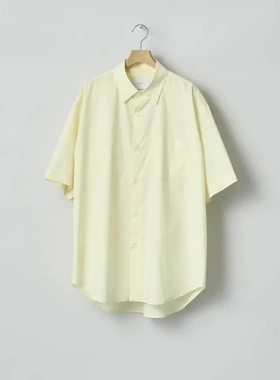 【代购】SSSTEIN 26ss Suvin cotton os shirt苏文棉廓形短袖衬衫