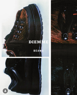 【代购】DIEMME 25aw Beams联名 Cornaro due gomma 仿皮毛户外靴