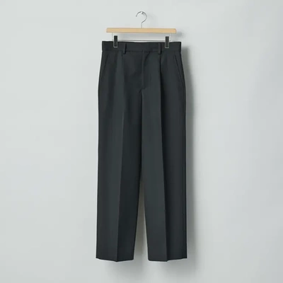 春夏新款全羊毛面料直筒休闲西裤