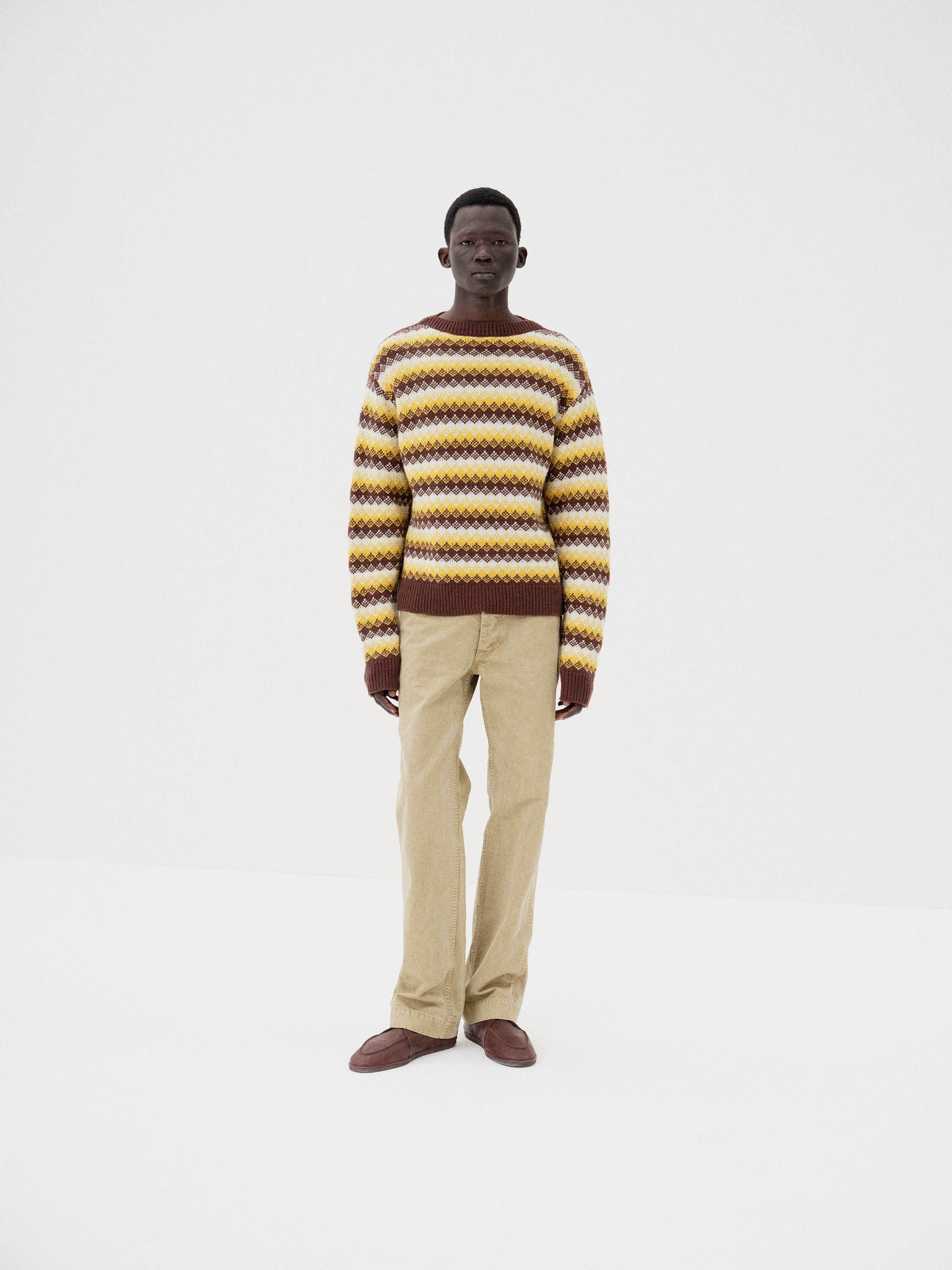【代购】AURALEE 25aw Knit PO 克什米尔羊绒圆领针织衫