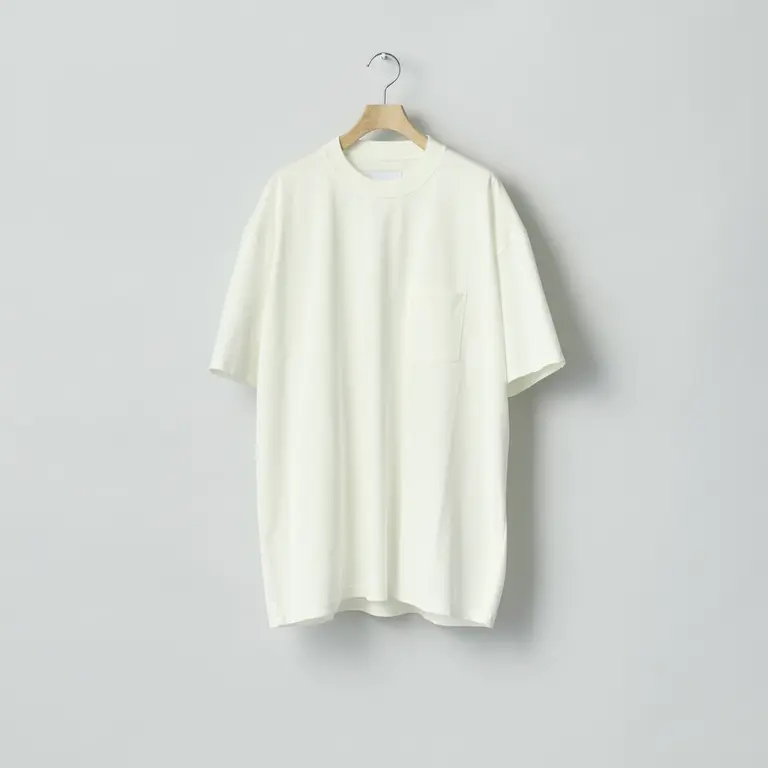 【代购】SSSTEIN 26ss Os pocket tee 匹马棉廓形口袋短袖T恤