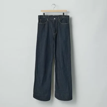 【代购】SSSTEIN 26ss Twist cut denim jeans蓝染加工拧线牛仔裤