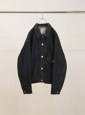 【代购】ANCELLM 26ss Selvedge denim jacket 赤耳原色牛仔夹克