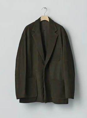 【代购】SSSTEIN 26ss Blazer 牛巴革休闲西装夹克