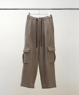 slacks 羊毛灯芯绒口袋宽松西裤 Cargo 25aw 代购 ANCELLM