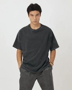 【代购】NONNATIVE 26ss Clerk ss 蜡染做旧短袖T恤