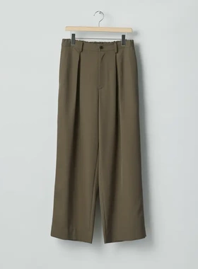 【代购】SSSTEIN 26ss Easy wide trousers 羊毛华达尼宽松西裤