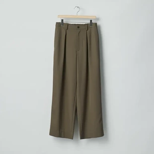 【代购】SSSTEIN 26ss Easy wide trousers 羊毛华达尼宽松西裤