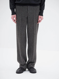 【代购】AURALEE 25aw Tweed slacks 羊驼毛粗花呢西裤