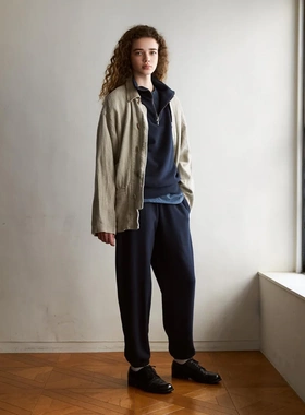 【代购】HERILL 26ss Zipup swaet shrits 半拉链立领卫衣