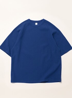 【代购】BLURHMS ROOTSTOCK 26ss Thermal raglan tee 华夫格T恤