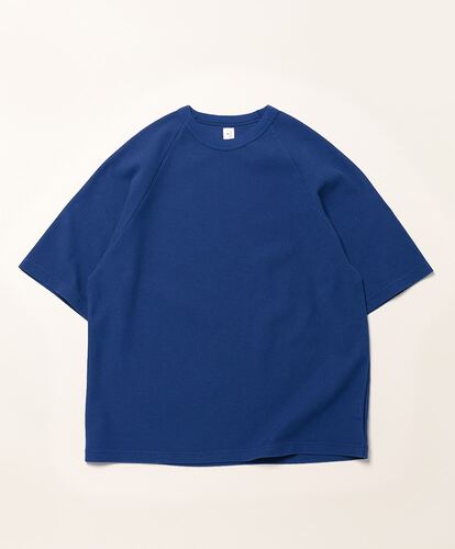 春夏新款定番全棉华夫格面料T恤