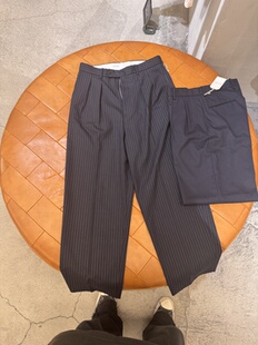 【6折】STEVEN ALAN 26ss 2P Dress trousers 羊毛双褶休闲西裤