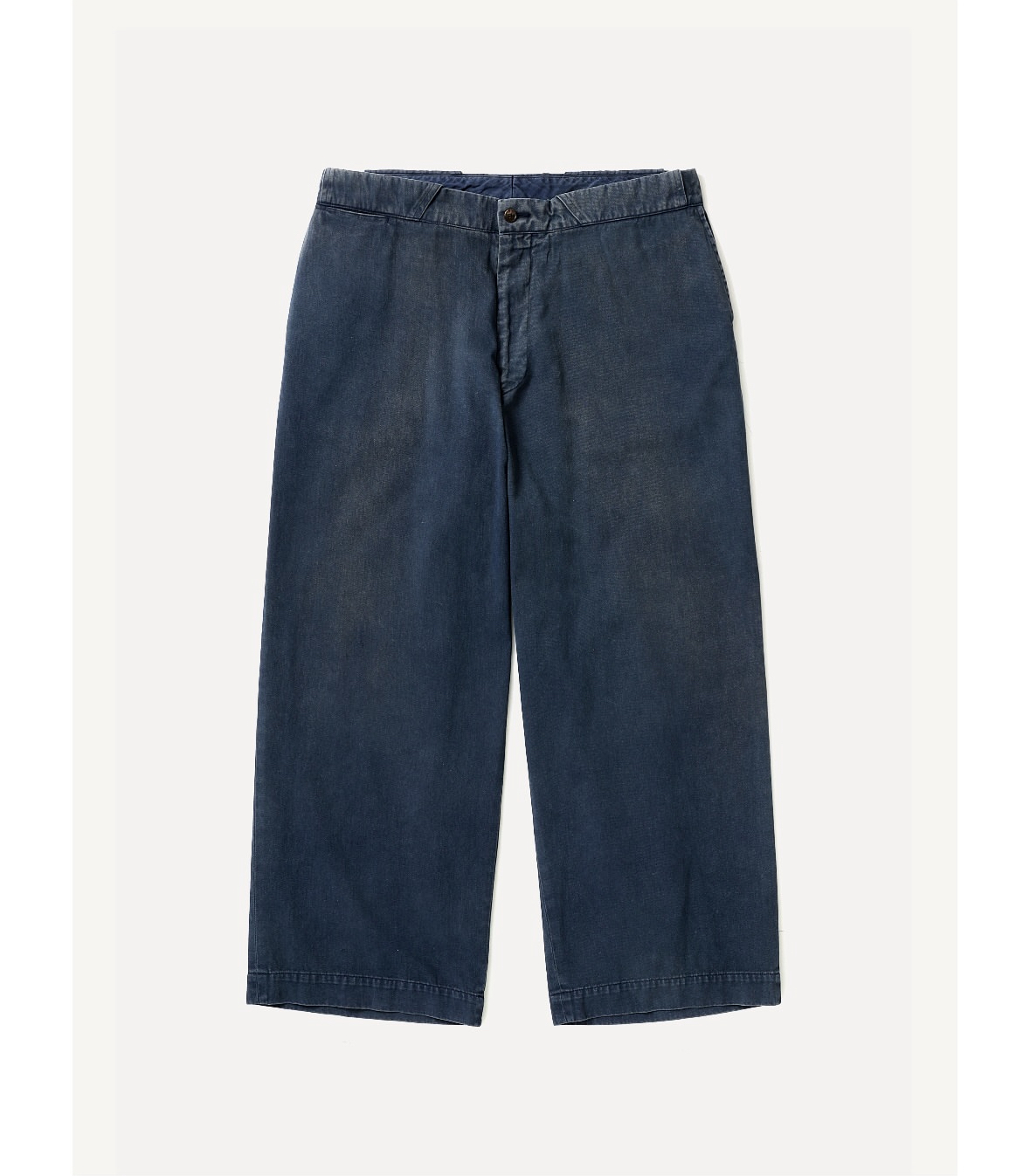 春夏新款复古水洗做旧4号卡其裤