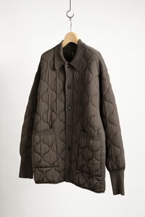 【代购】BATONER 25aw 直营店限定 Coverall 衍缝针织风衣夹克