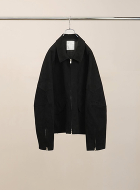 【代购】ANCELLM 26ss Geep leather jacket 羊皮拉链夹克