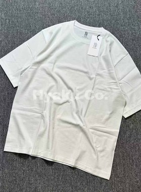 【现货】BATONER 25ss Meriyasu 吊织机空气纺织丸酮打底短袖T恤