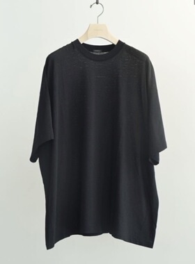 【代购】COMOLI 26ss Cotton mesh 定番棉质网眼宽松短袖T恤