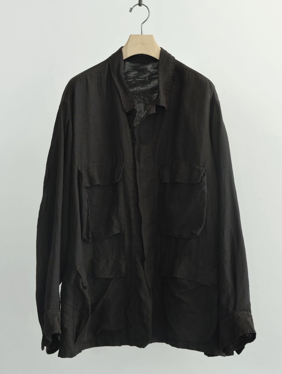 【代购】COMOLI 26ss Silk cotton BDU jacket 丝绵混纺四袋夹克