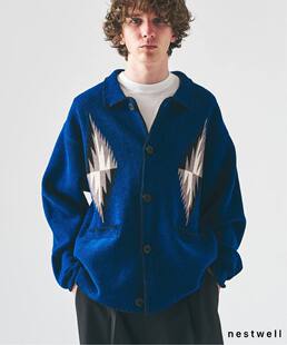 【代购】NESTWELL 26ss 417Edifice店铺限定名族风地毯纹针织开衫