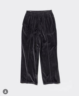 25aw UNLIKELY Velour track 丝绒复古运动裤 pant 代购