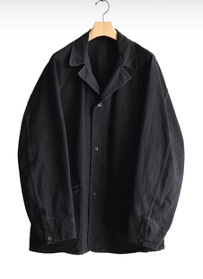 【代购】COMOLI 26ss Work jacket 定番黑色牛仔布工装夹克