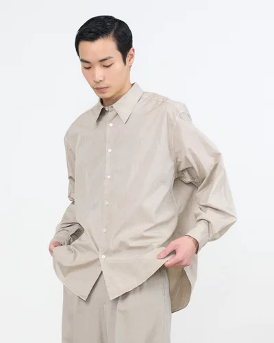 春夏新款苏文棉蜡染做旧衬衫联名