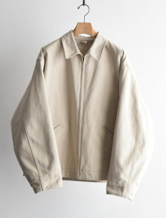 25aw 拉链夹克 COMOLI jacket 棉质斜纹布短款 short 代购 Zip