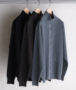 【代购】BATONER 25aw Drivers knit 超强捻羊毛立领司机针织衫