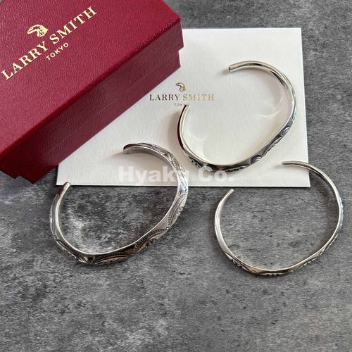 三角三点素银手镯LARRYSMITH