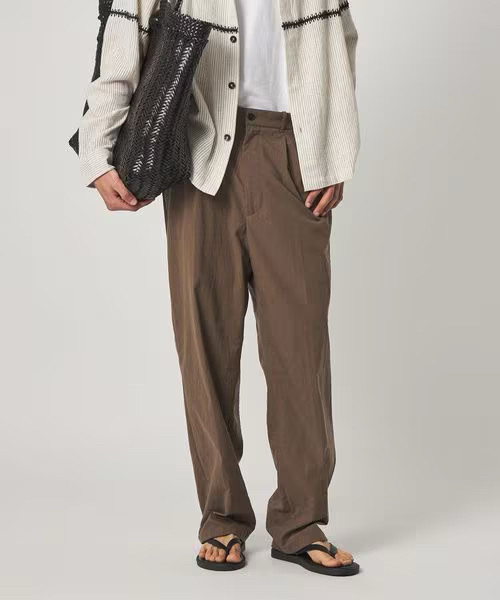 【代购】STEVEN ALAN 26ss Nylon ox slacks 尼龙牛津布垂坠西裤