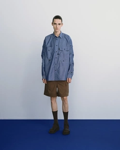 PIER39 机能口袋衬衫 DAIWA chambray shirt Tech 代购 26ss