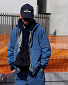 蓝染帽衫 北面紫标 代购 Indigo TNF PLAS parka 26ss field