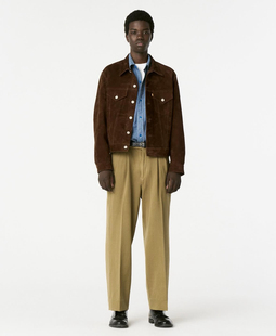 25aw HERILL 代购 羊皮麂皮复古货车夹克 suede jacket Lamb