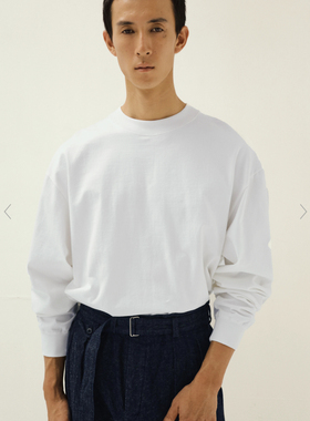 【代购】KAPTAIN SUNSHINE 26ss Tube tee 定番苏文匹马棉长袖T恤