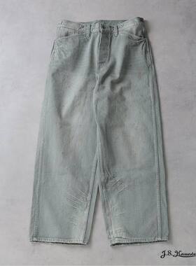 【代购】JS HOMESTEAD 26ss Work pant 水洗做旧牛仔工装裤