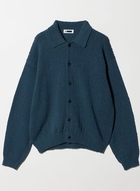 【代购】H BEAUTY&YOUTH 26ss 棉尼混纺Polo领针织衫