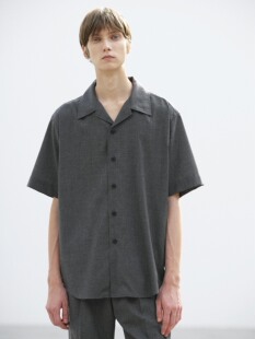 【代购】AURALEE 26ss Cashmere pora hs shirt 夏季羊绒短袖衬衫
